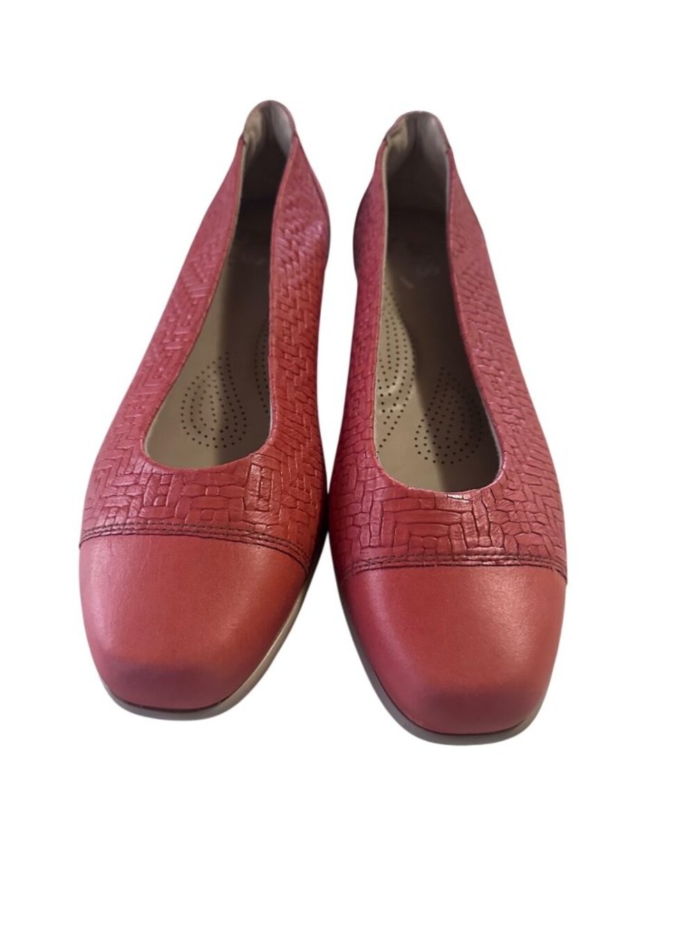 Sas coral woven pattern leather flat size 9.5N - Picture 3 of 7